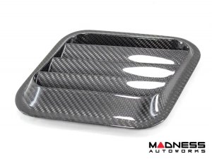 FIAT 500 NACA Hood Vent - Carbon Fiber 